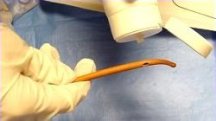 Lubricating the catheter